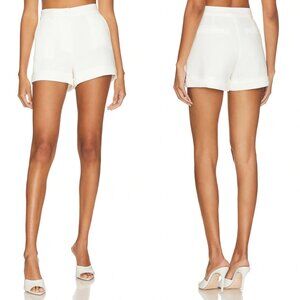 Cinq à Sept High Waist White Shorts